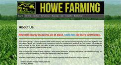 Desktop Screenshot of howefarms.com